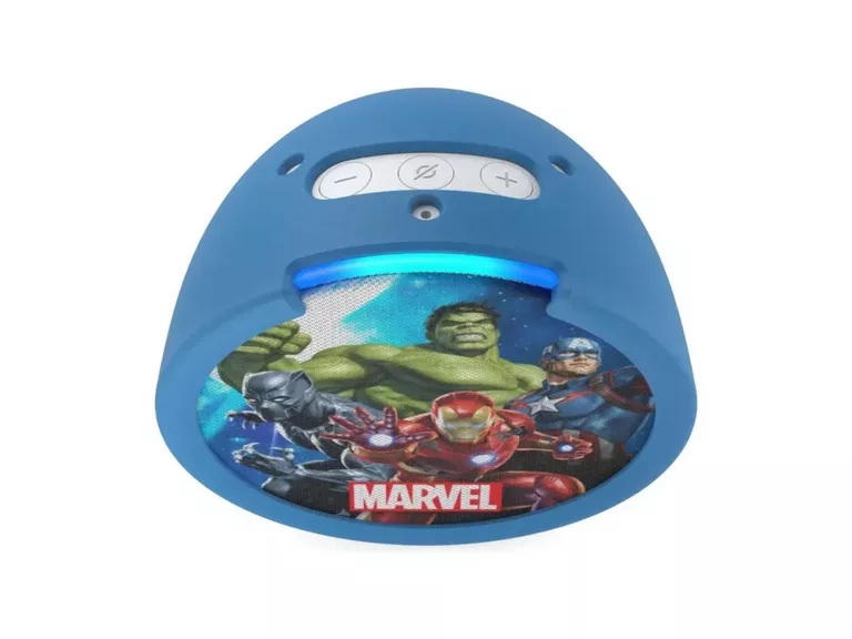 Asistente Voz Inteligente Amazon Alexa Pop Marvel 15 Watt Azul