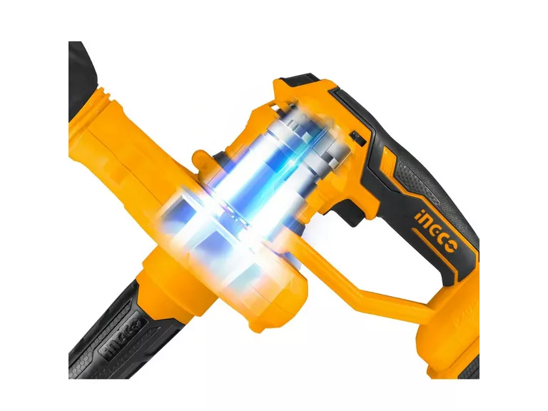 Soplador Aspirador Inalámbrico 20 Watt Amarillo