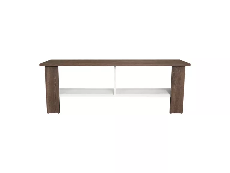 Rack 2 Repisas TV 50 121.1x25.3x32 Café Oscuro
