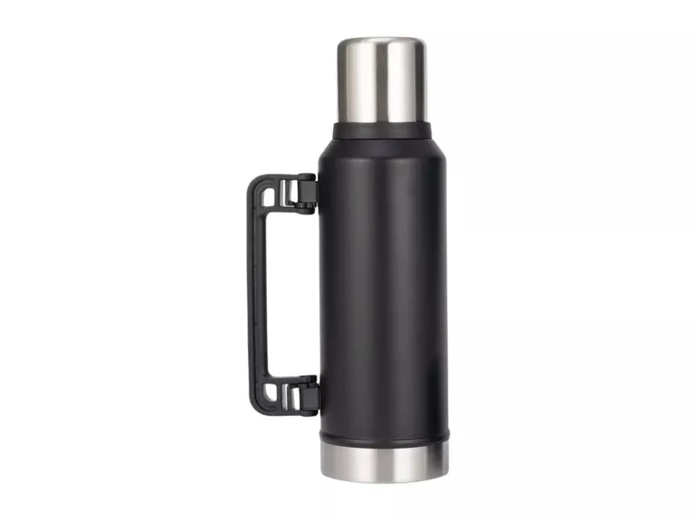 Set Termo Mate Tapa Bombilla 1 LT Negro