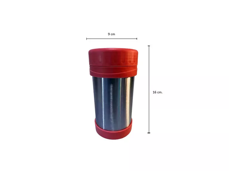 Termo Comida Acero Inoxidable 500 ML Rojo