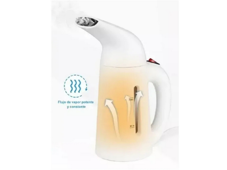 Mini Plancha Vapor Portátil Mano Ropa 200 ML Blanco