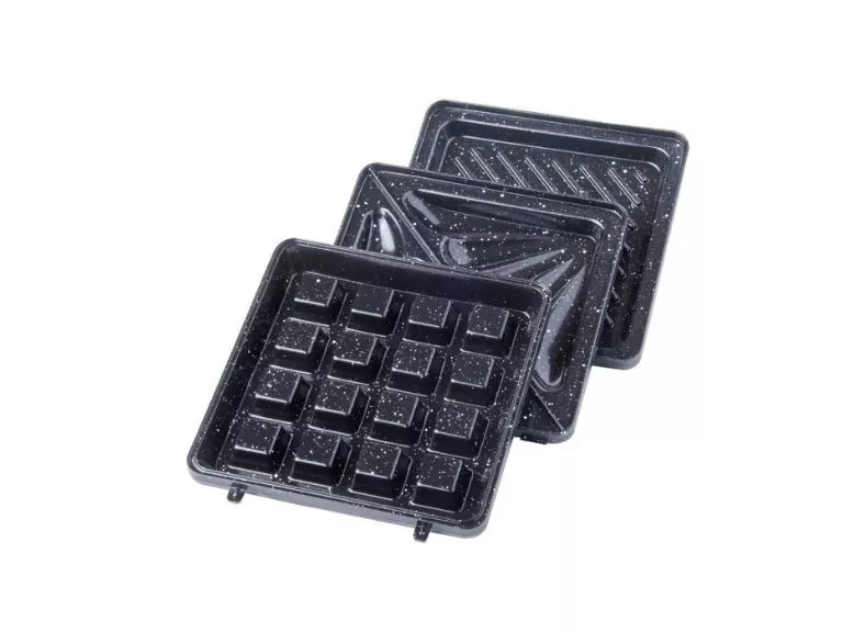 Sandwichera Panini Waflera 3 en 1 Gris