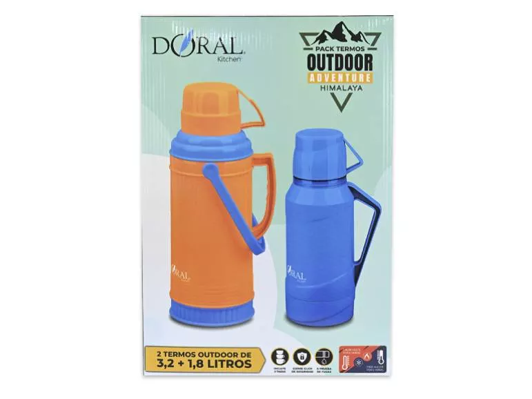 Pack Termos Outdoor 1.8 + 3.2 lts Adventure Himalaya