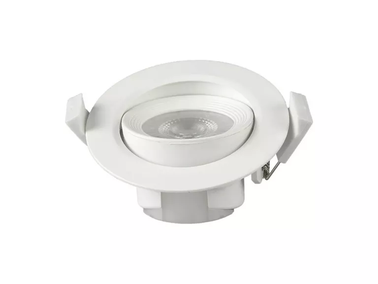 Pack 10 Focos Basculantes LED Luz Fría 6.5 Watt