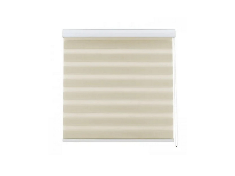 Cortina Roller Persiana Dúo Beige 90x220