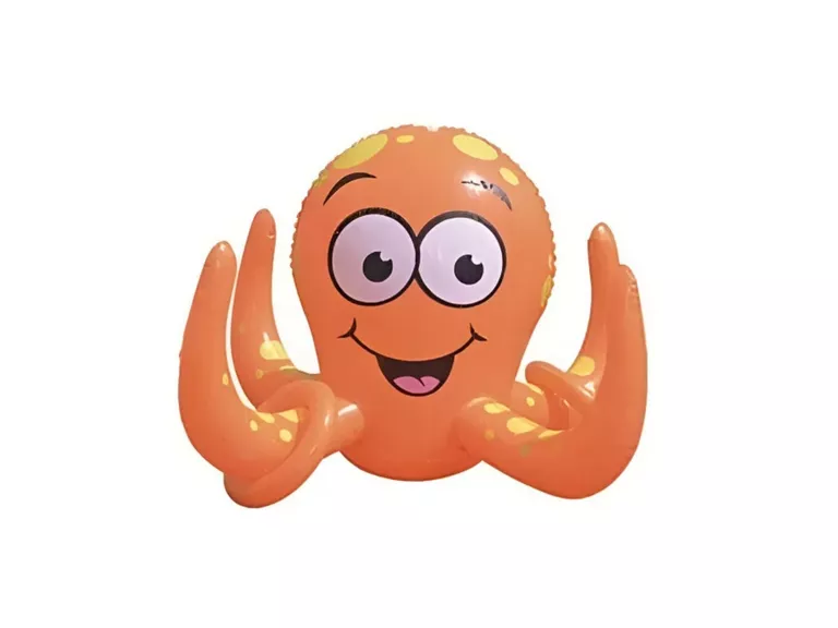 Pulpo Rociador Agua Inflable Infantil Colores varios