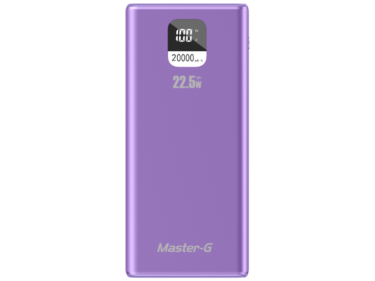 Batería Externa Power Bank 20000 Mah 22.5W Morada