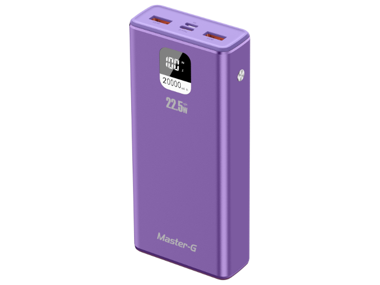 Batería Externa Power Bank 20000 Mah 22.5W Morada