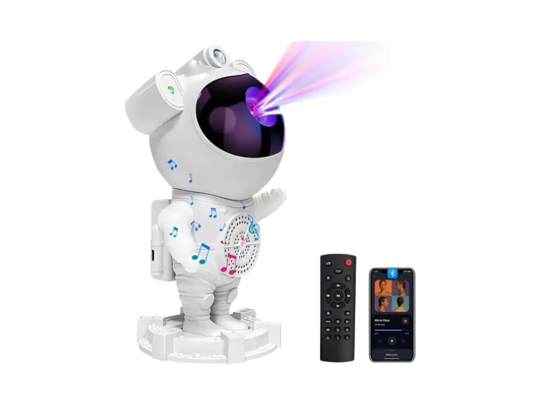 Proyector LED de Estrellas y Galaxias con Diseño de Astronauta