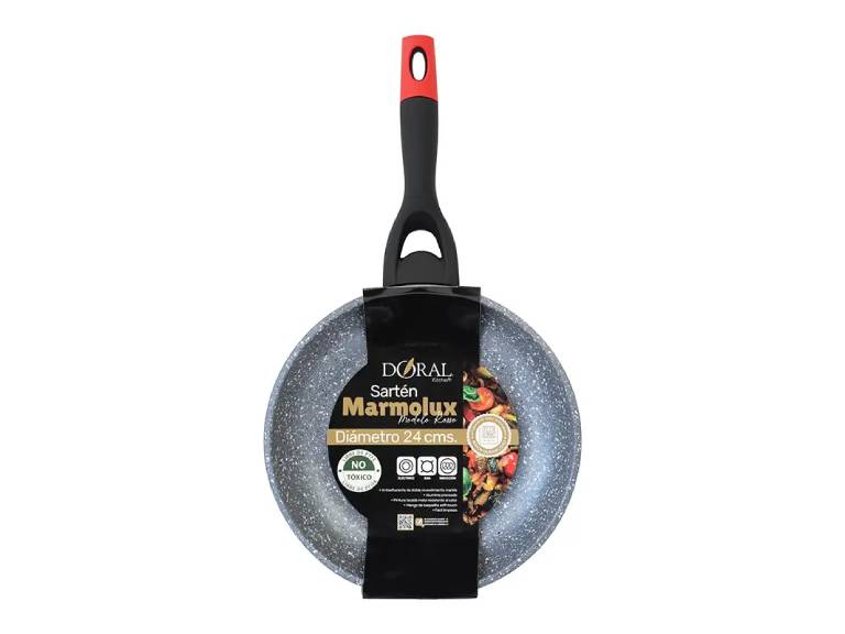 Sartén Marmolux Rosso 24 cm Doral