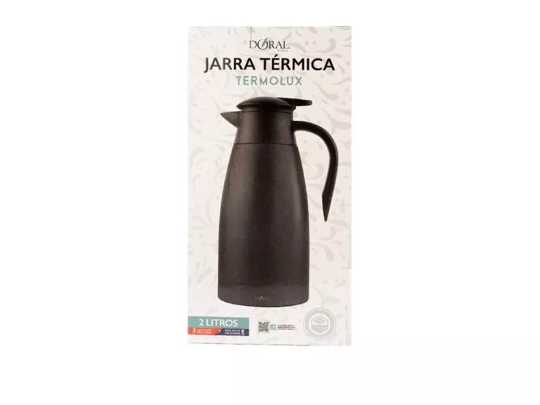 Jarra Térmica Termolux 2 Litros Negra Do