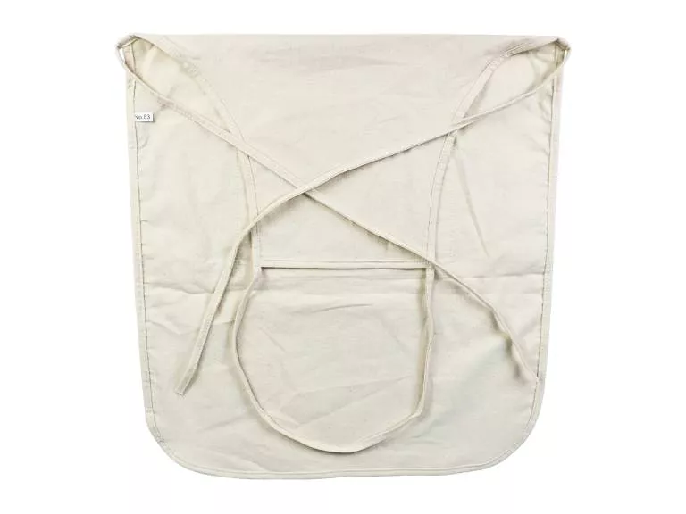 Delantal Pechera de Algodón 8oz Natural