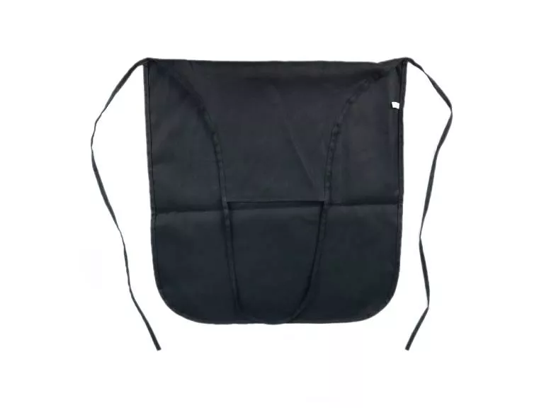 Delantal Pechera de Algodón 8oz Negro