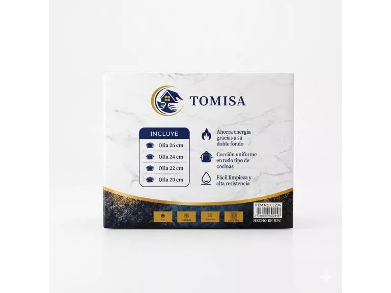 Batería de Cocina Tomisa Monterrey 8 Piezas 