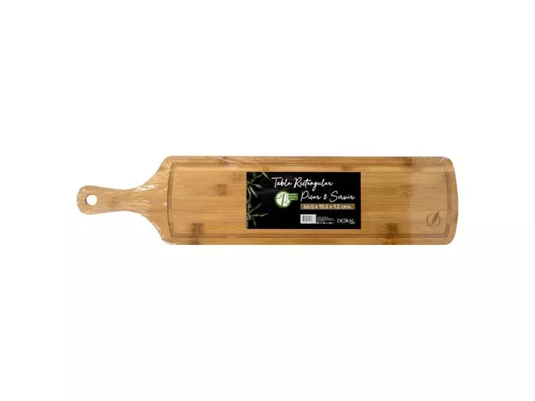 Tabla de Bamboo Rectangular 66.5 x 15.5 cms Doral