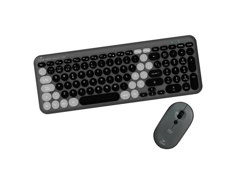 Kit Teclado y Mouse Bluetooth Mlab C90BT Gray-Black