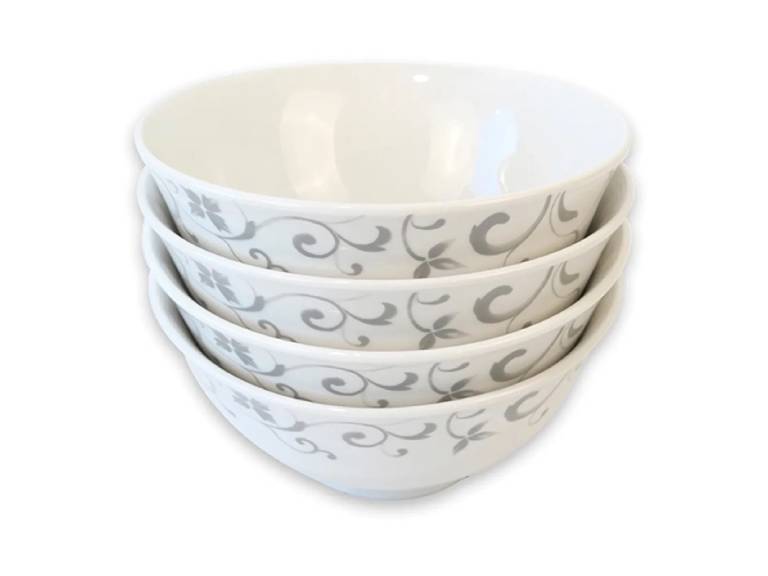Set de 4 Bowls de Sopa de Porcelana 15.9 cm 450 ml Varios diseños